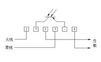 DDSY879單相電子式預付費電能表（普通型）接線圖